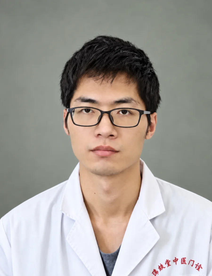 根据公开执业照片优化的瑞蚨堂坐诊医生陆宏肖像